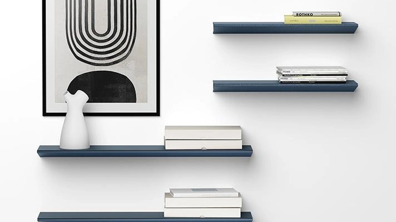 Mensola dal design lineare Ala di Pezzani