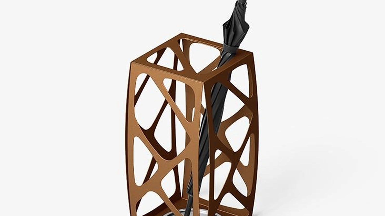 Porta ombrelli in acciaio verniciato Basket di Pezzani