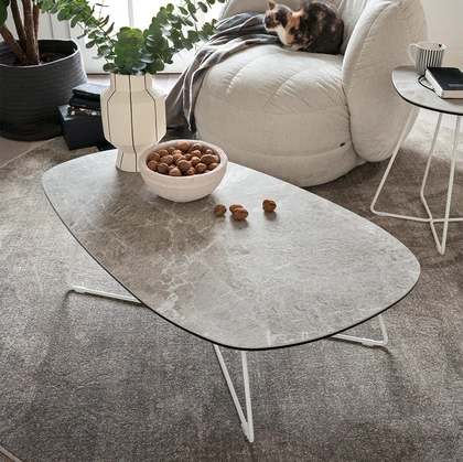 Tavolino Ciop in ceramica di Connubia