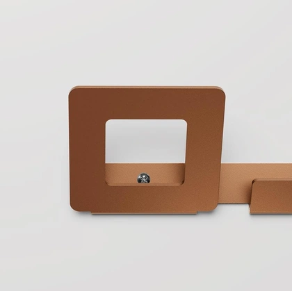 Appendiabiti da parete in acciaio verniciato Hang di Pezzani