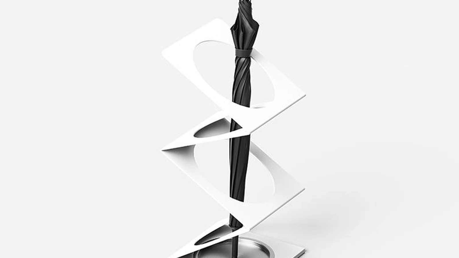 Porta ombrelli in acciaio verniciato Molla di Pezzani