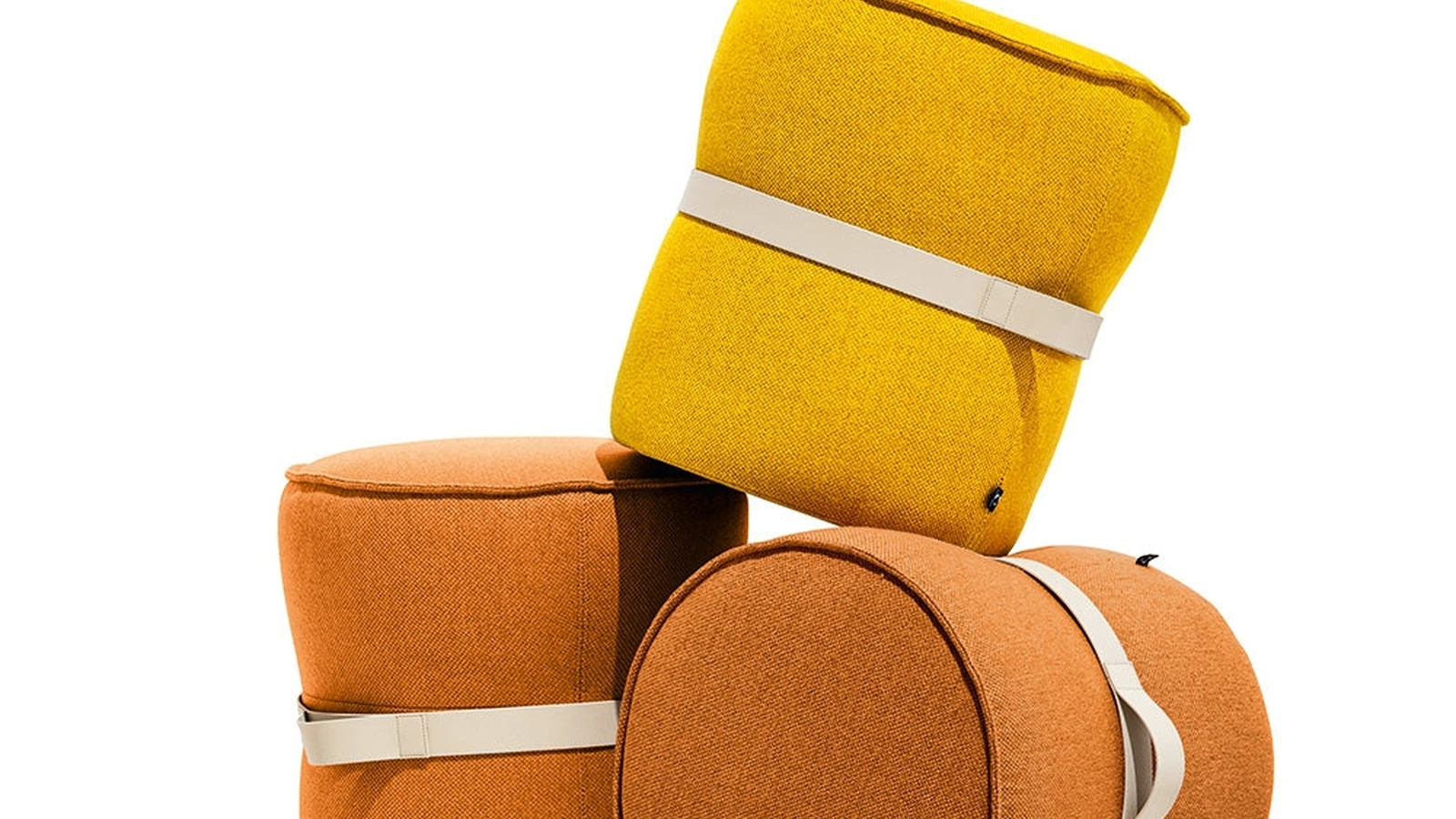 Pouf Pof in tessuto di Connubia