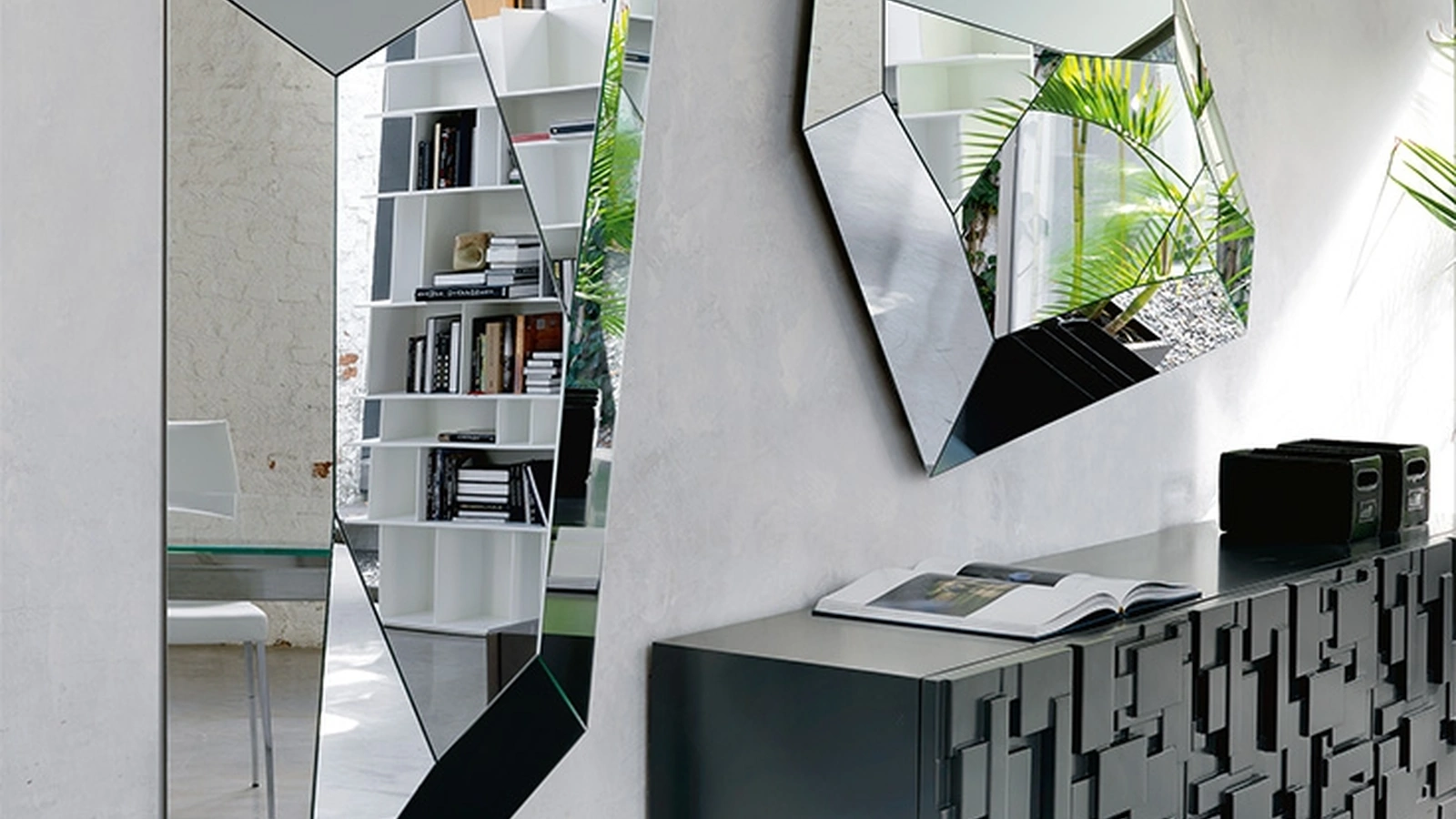 Specchio tridimensionale Diamond di Cattelan Italia