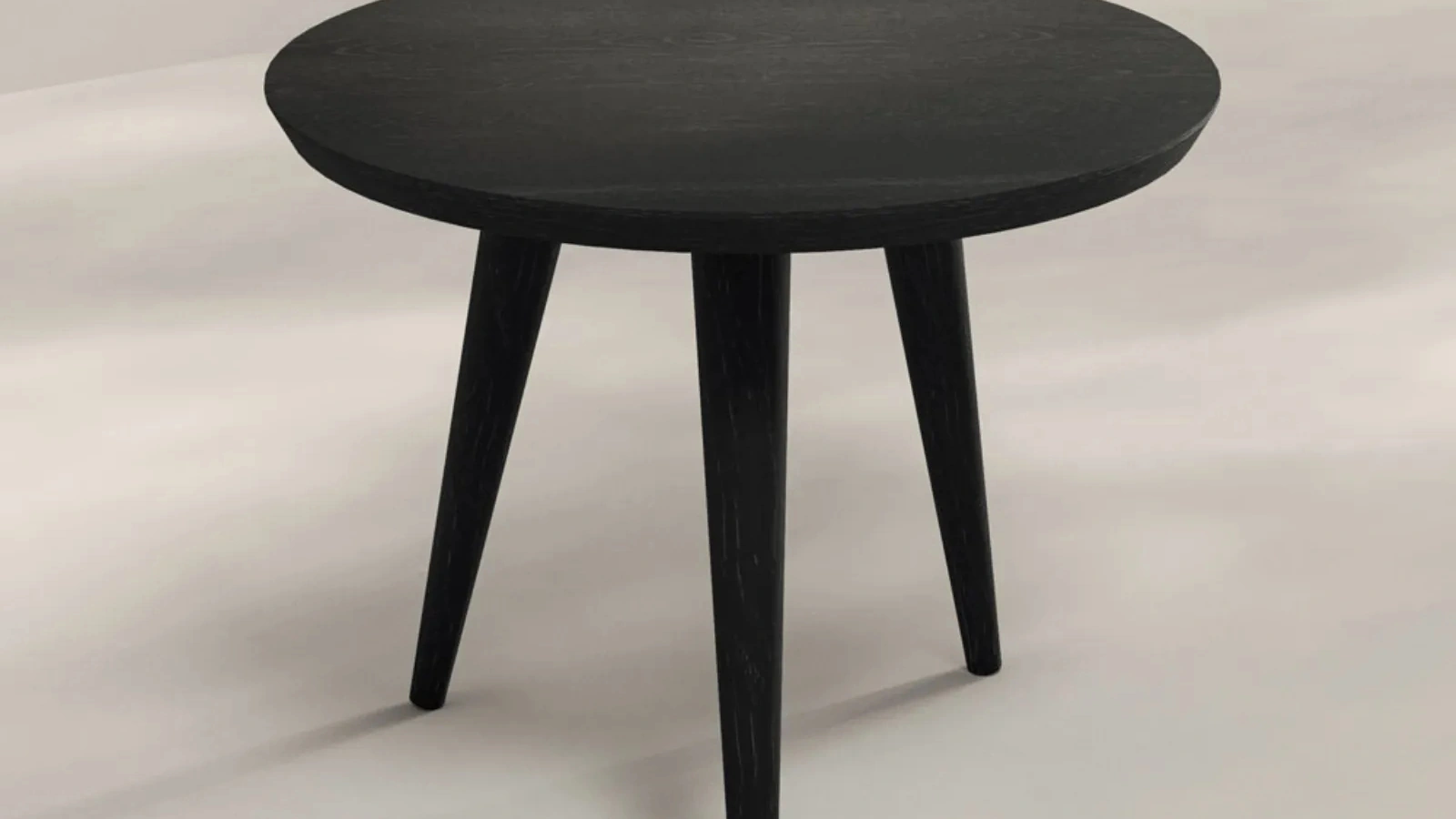 Tavolino rotondo in legno Tobia di Fratelli Mirandola