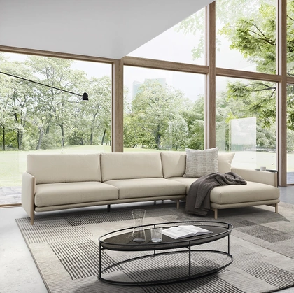 Tappeto Zen ispirato ai disegni ad inchiostro giapponesi di Calligaris