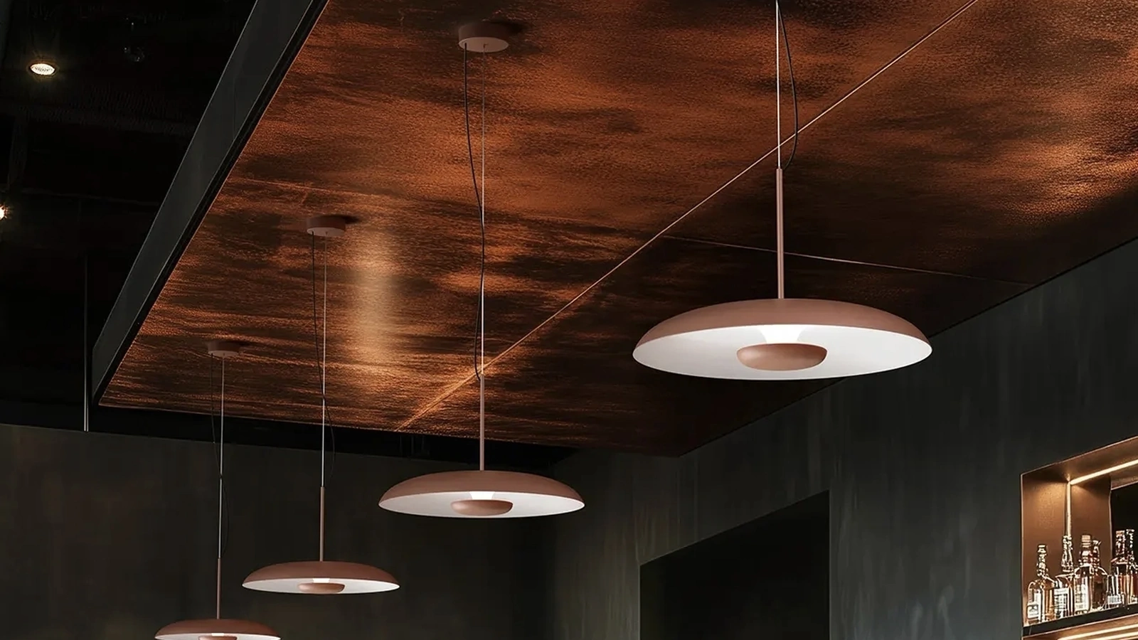 Lampada a sospensione Basin di Linea Light