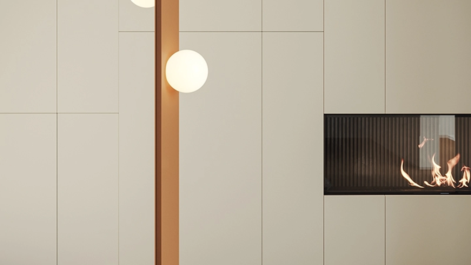 Lampada da terra Brand Floor di Ronda Design