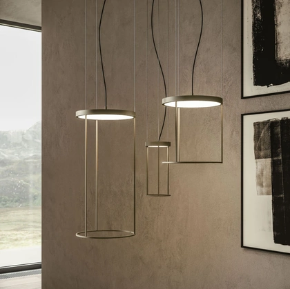 Lampada a sospensione Brassie Round di Ronda Design
