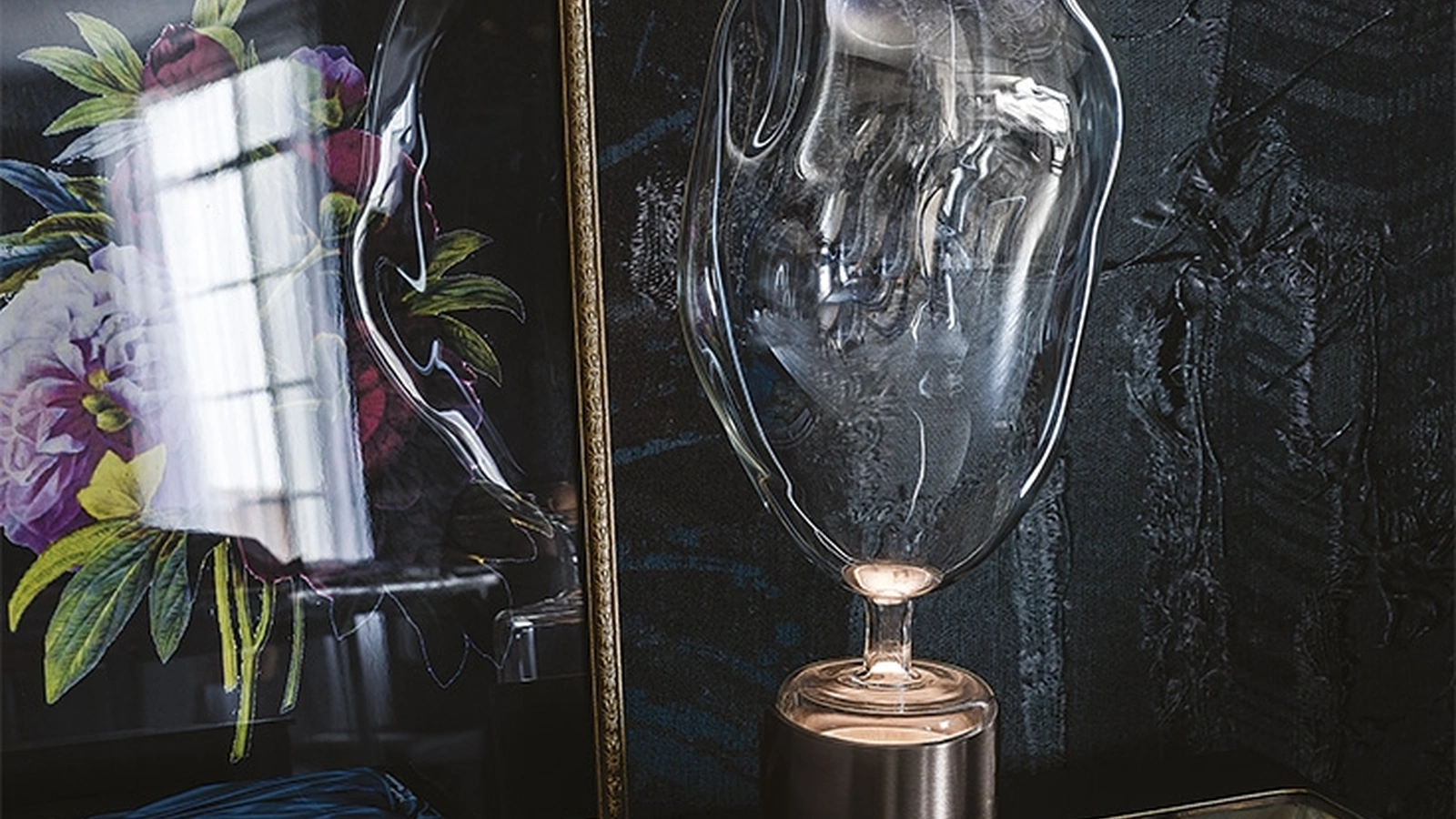 Lampada da tavolo in vetro Cloud di Cattelan Italia