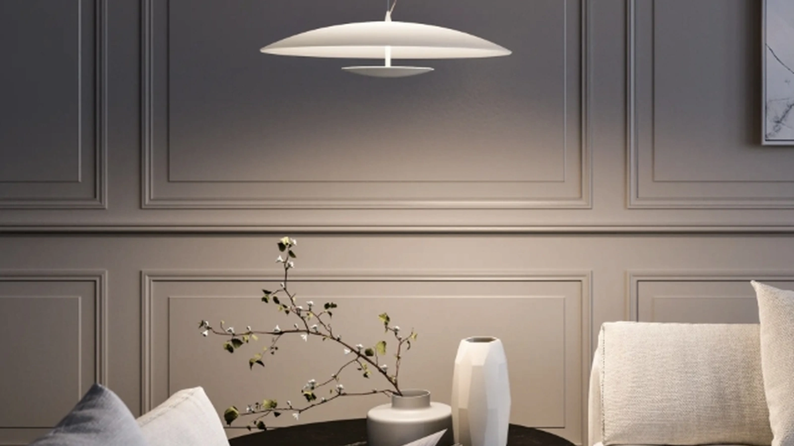 Lampada a sospensione Horizon_P di Linea Light