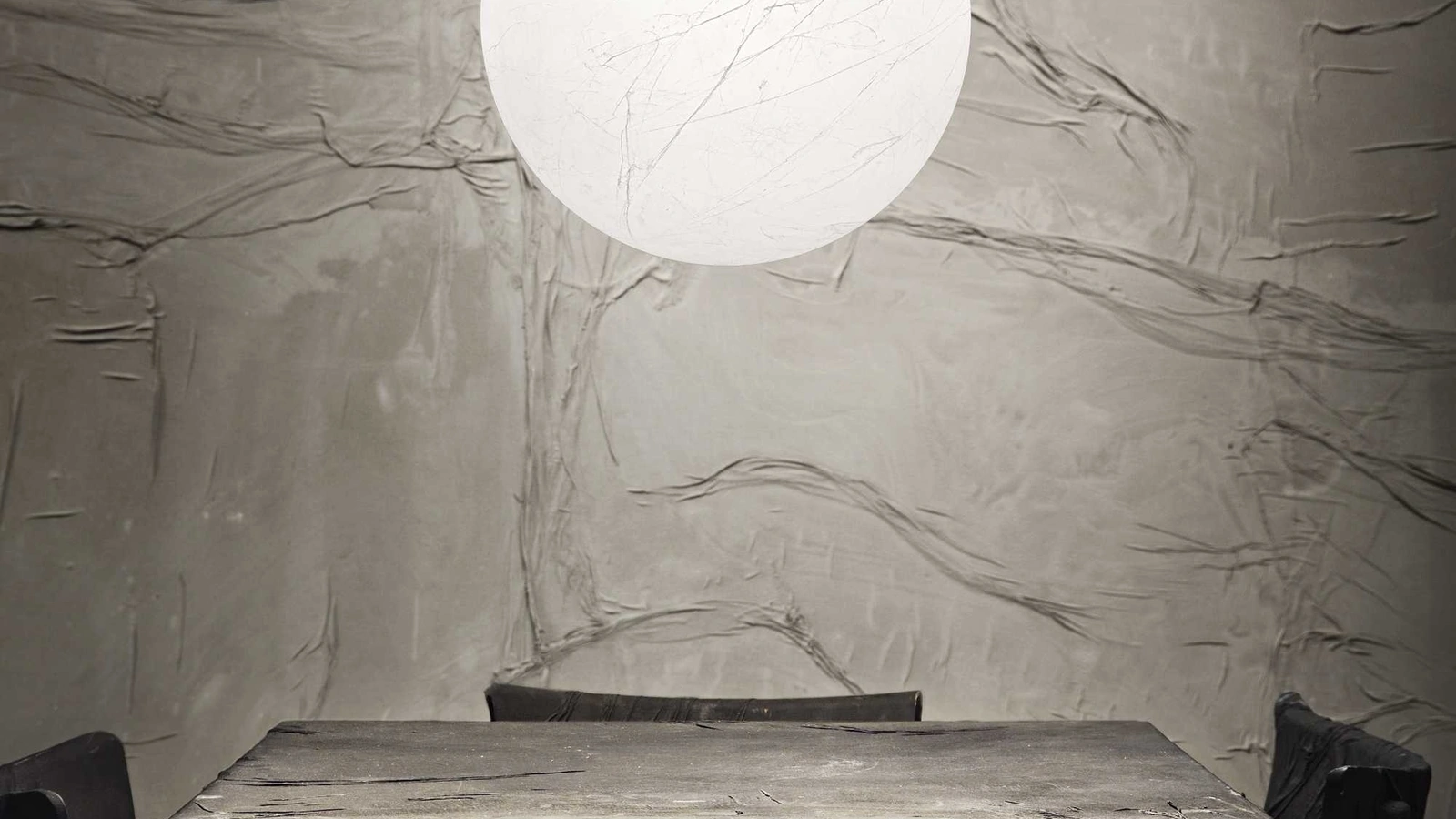 Lampada a sospensione Carta con diffusore in policarbonato con rivestimento ad effetto carta di Ideal Lux