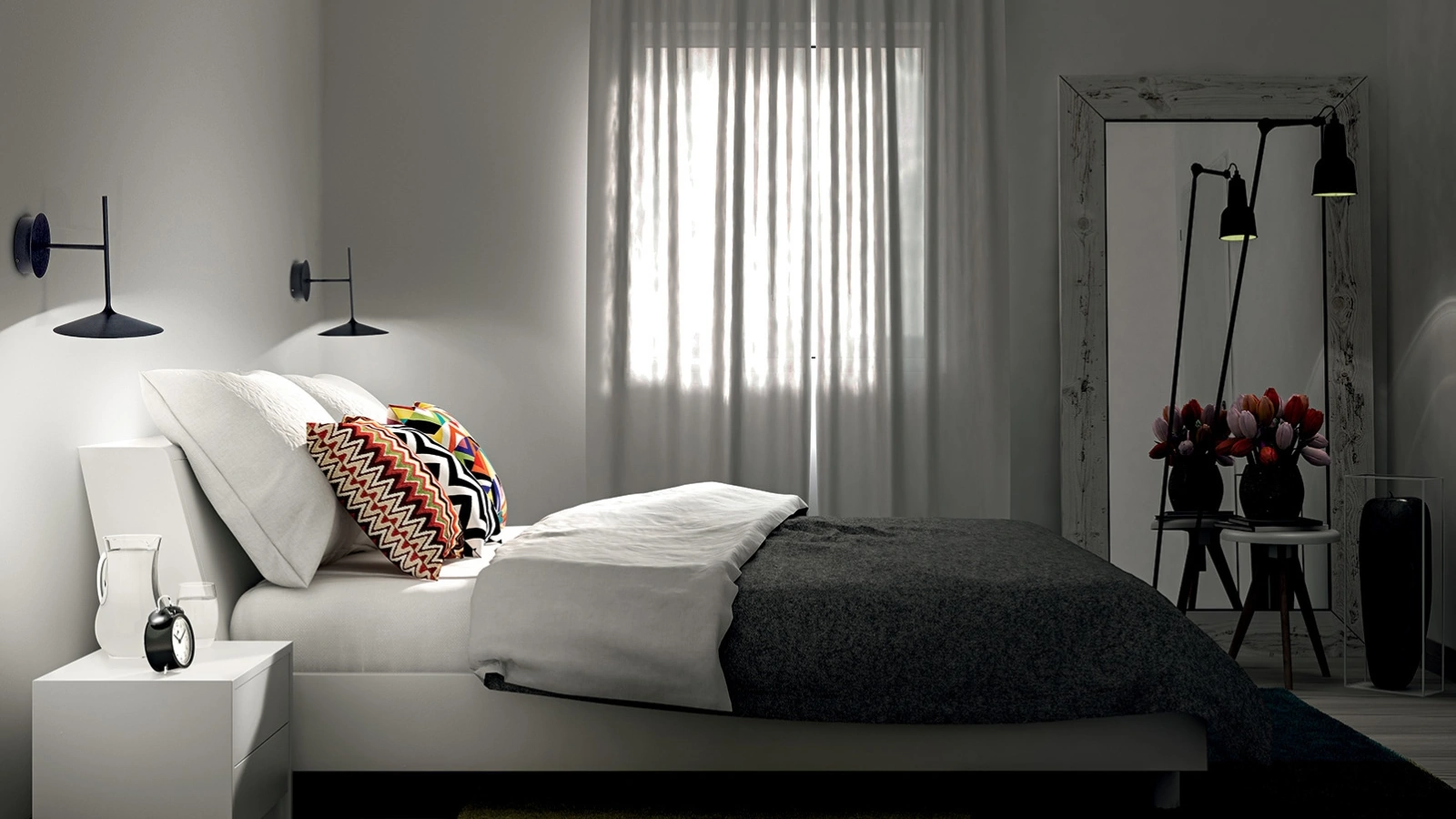 Lampada da parete Poe di Linea Light