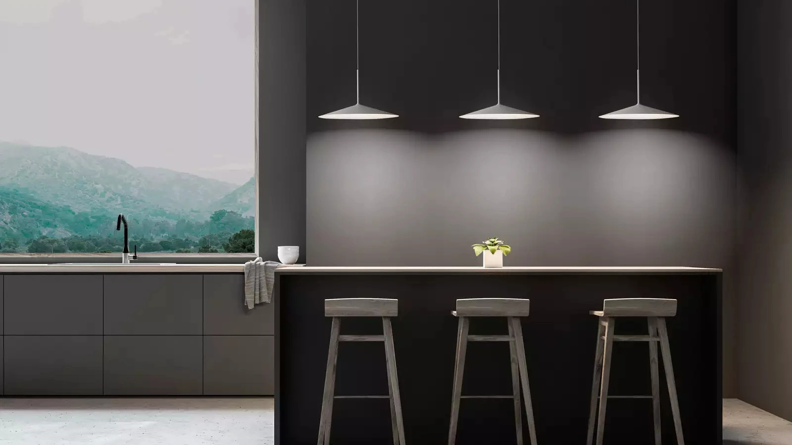 Lampada a sospensione Poe di Linea Light