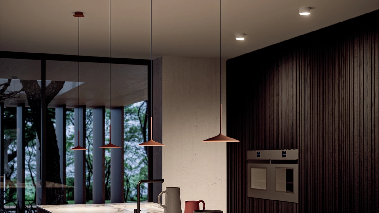 Lampada a sospensione Poe di Linea Light