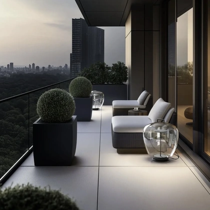 Lampada Rolling Sky Lantern Outdoor in PMMA di Linea Light