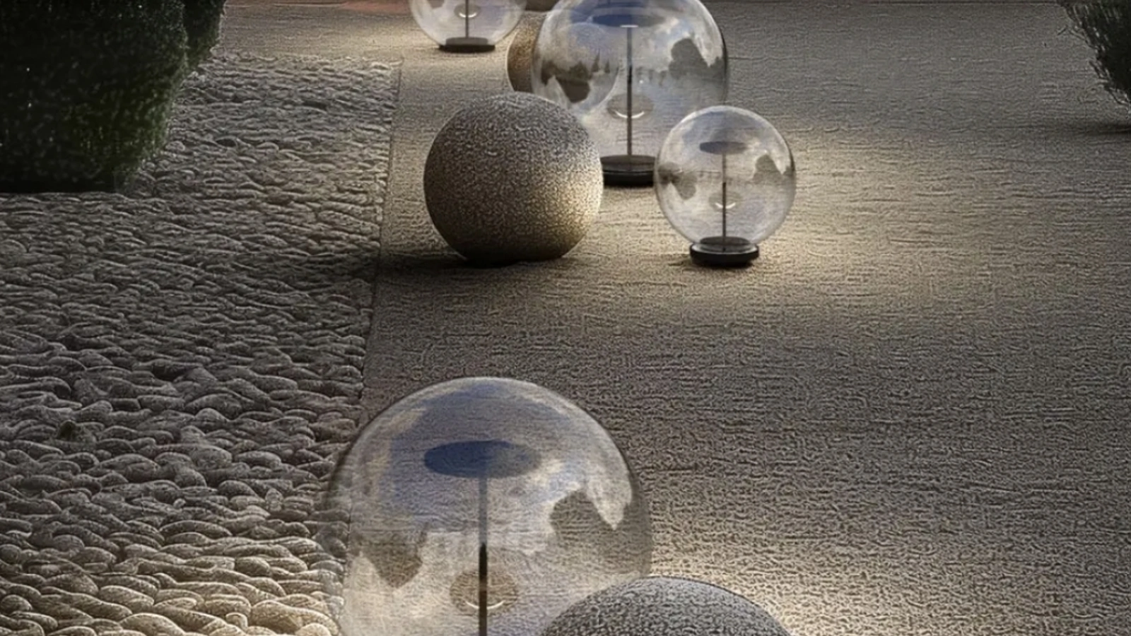 Lampada Rolling Sky Outdoor in PMMA di Linea Light