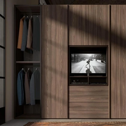 Armadio con ante battenti Profilo GD1080 di Abitare Mobilstella