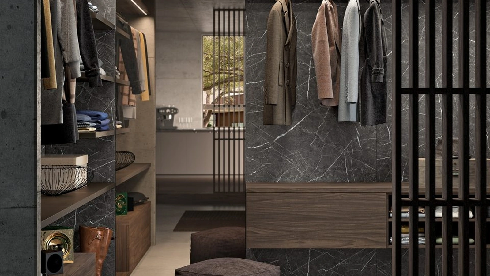 Cabina Armadio Kreo GH9010 di Abitare Mobilstella