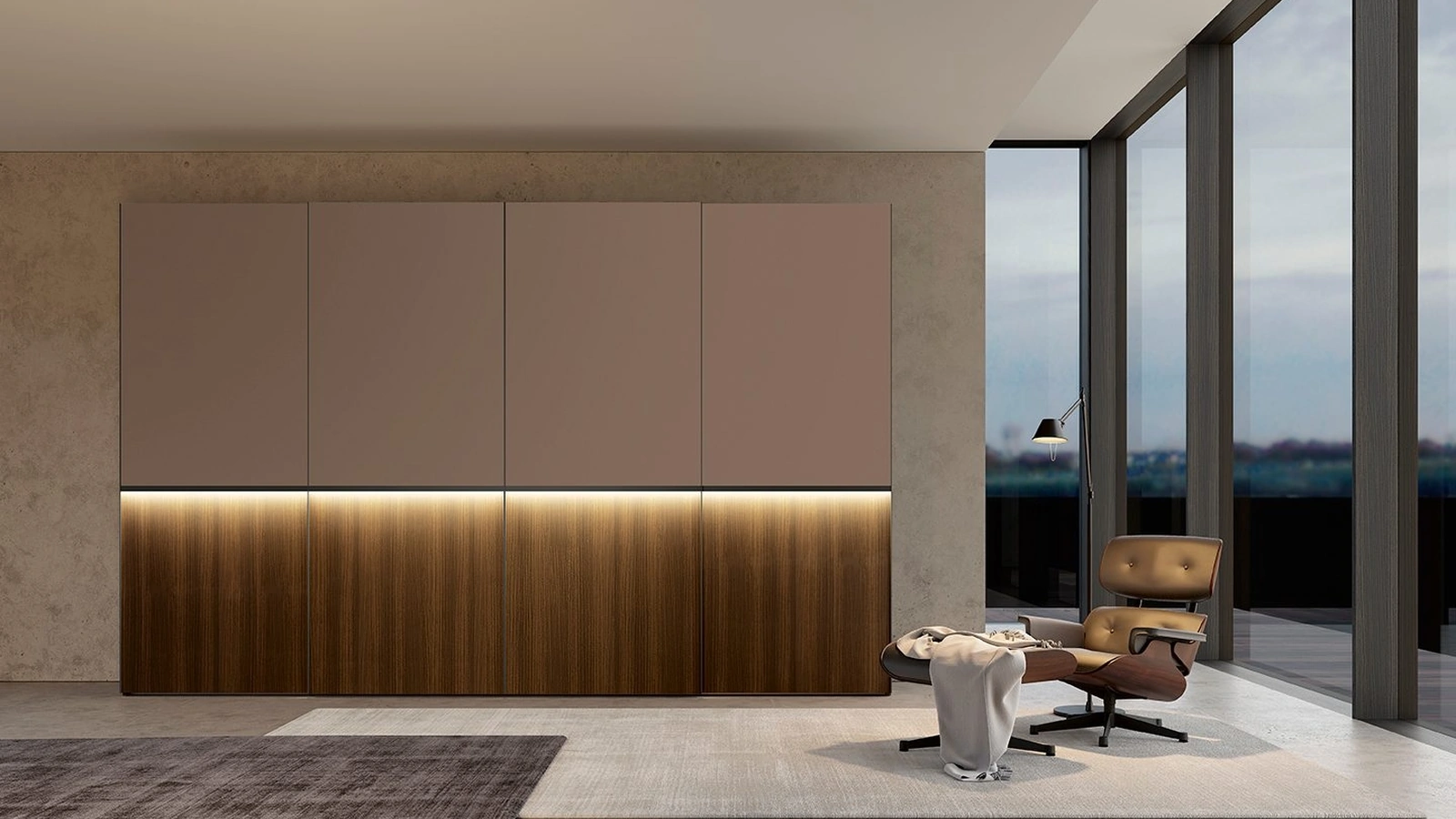 Armadio con ante scorrevoli Golf Utility 20 di Colombini Casa