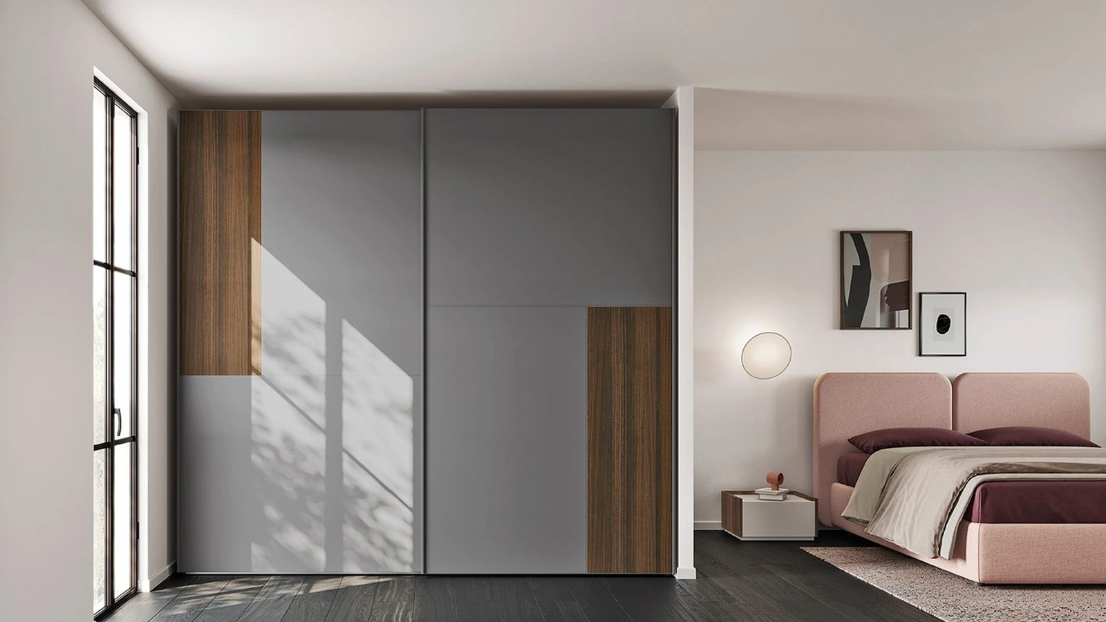 Armadio con 2 ante scorrevoli Golf W14 di Colombini Casa