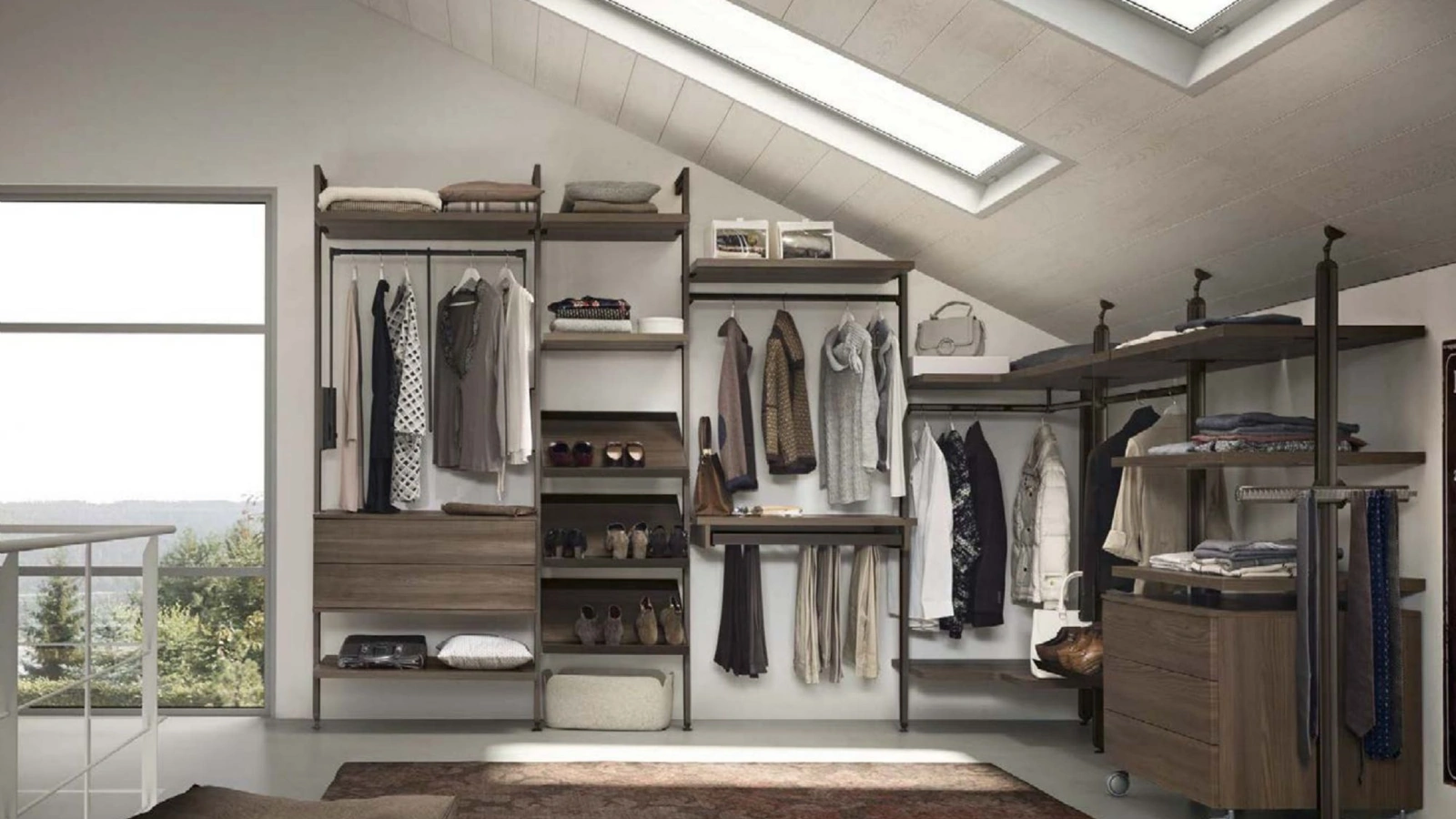 Cabina Armadio Light GD1175 di Abitare Mobilstella