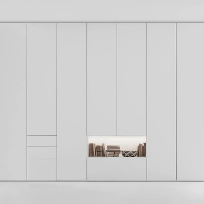 Armadio Freedhome Modulare con cassetti e nicchie di Caccaro