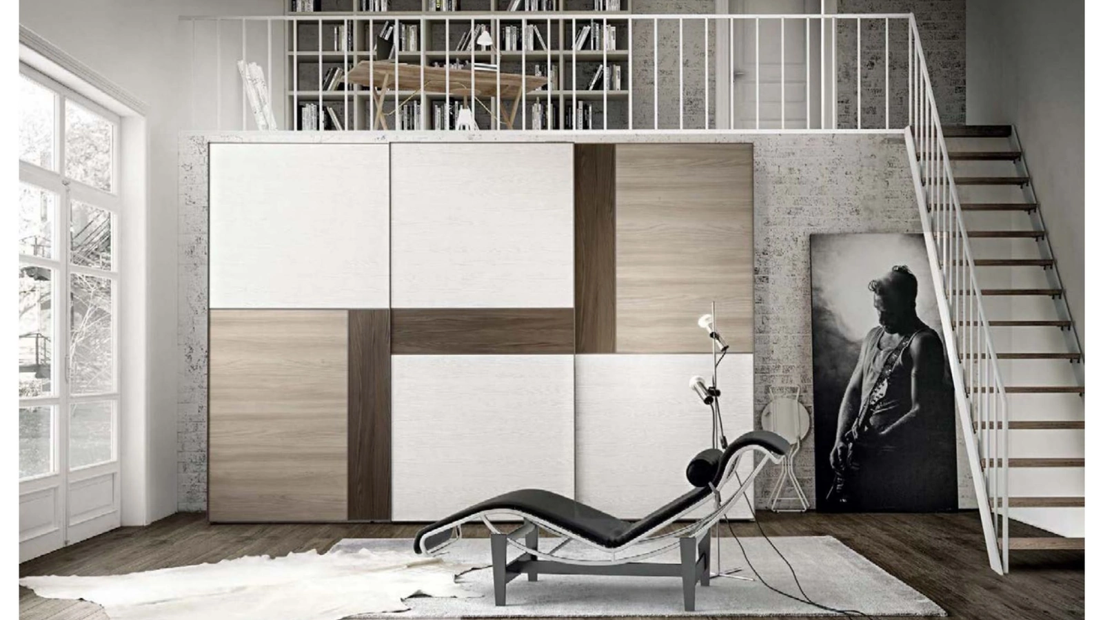 Armadio con ante scorrevoli Otello GD5050 di Abitare Mobilstella