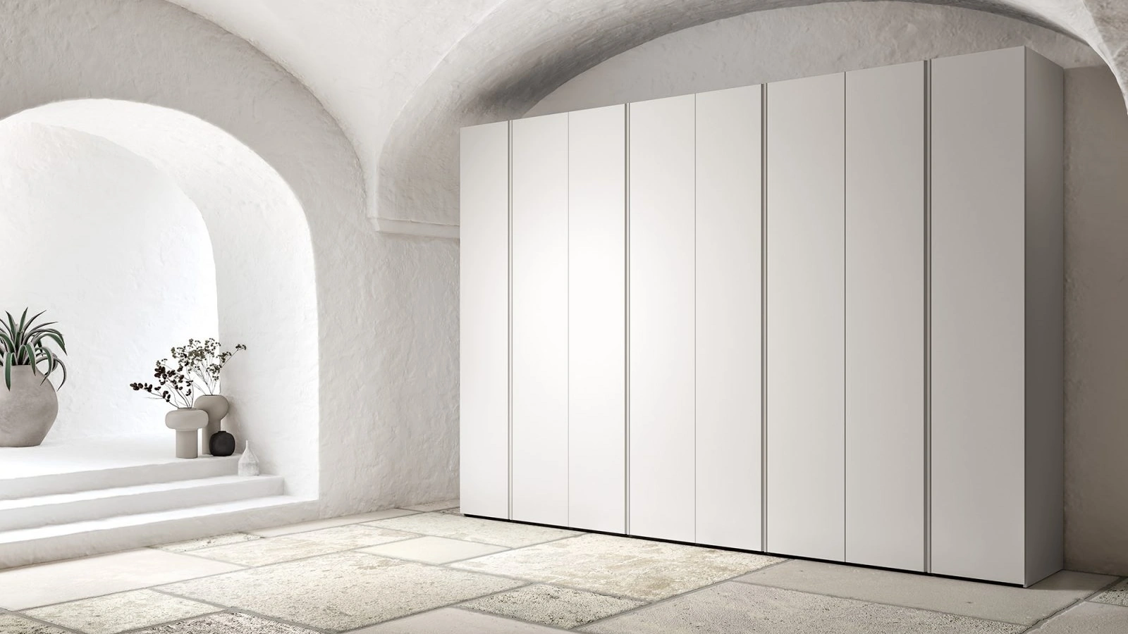 Armadio con ante battenti Profilo GD1010 di Abitare Mobilstella