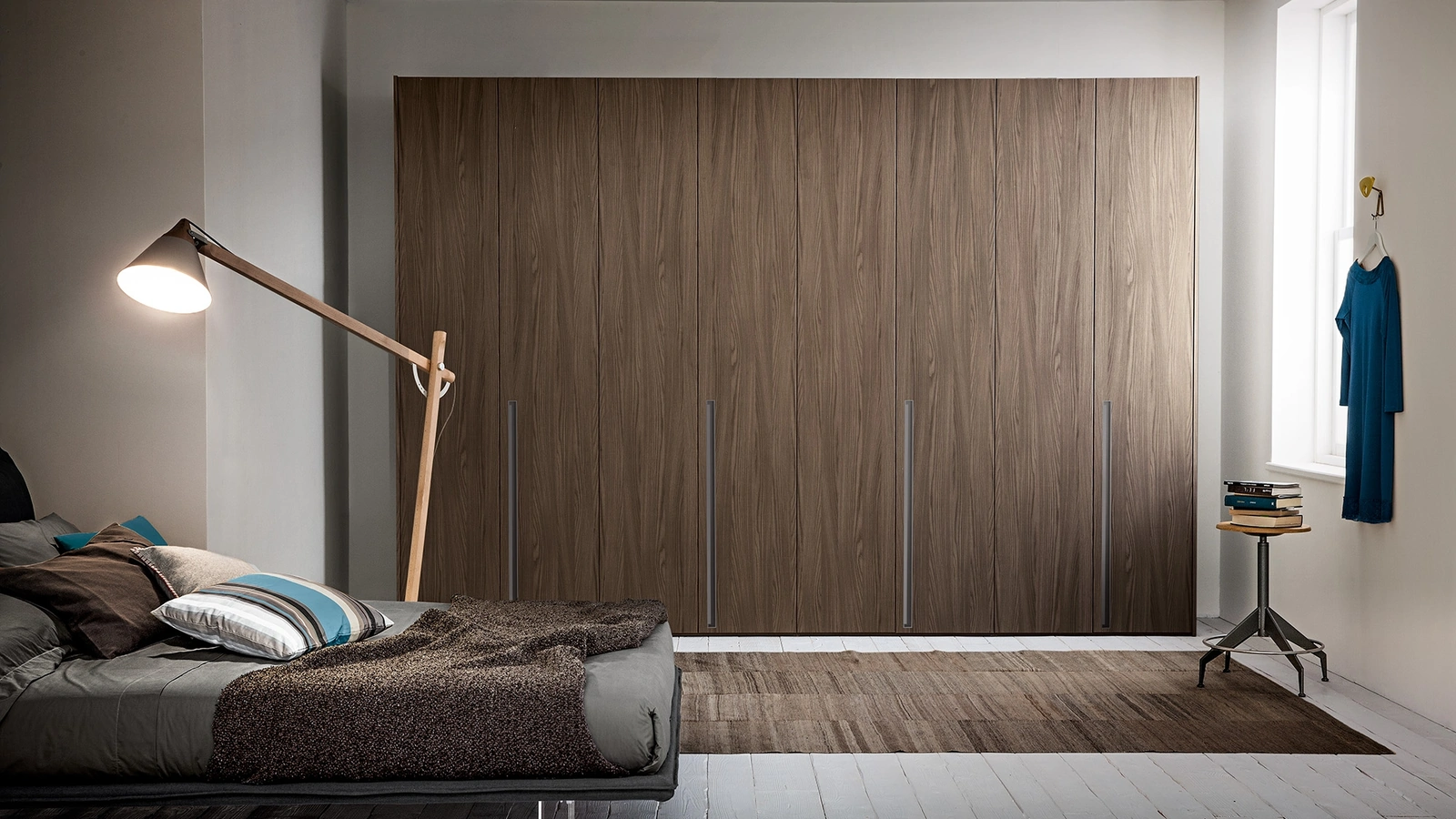 Armadio con ante battenti Urban GD1015 finitura Legno di Abitare Mobilstella