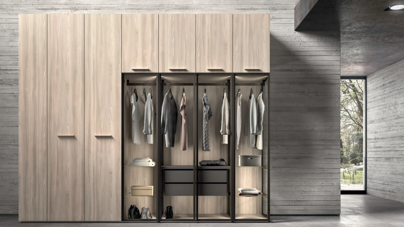 Armadio Urban GD1400 di Abitare Mobilstella