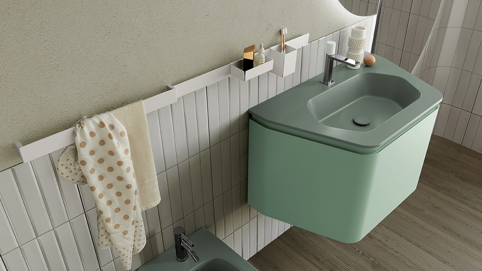 Mobile da Bagno sospeso Gola 08 di Archeda