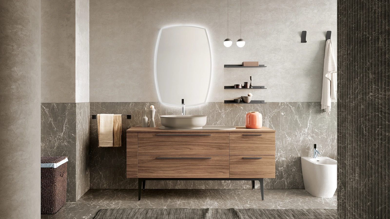 Mobile da Bagno a terra Essenze 15 di Archeda