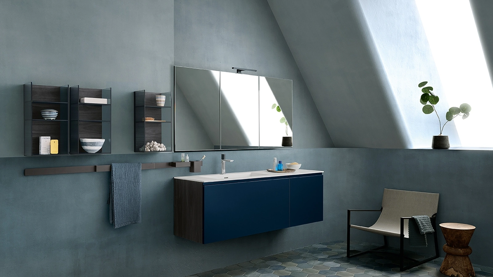 Mobile da Bagno sospeso Gola 03 di Archeda