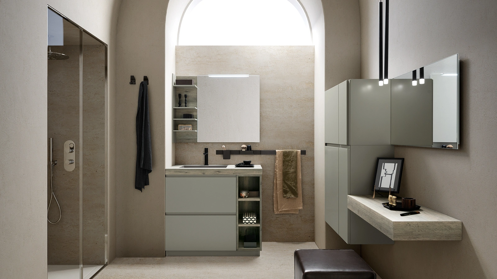 Mobile da Bagno a terra Gola 04 di Archeda