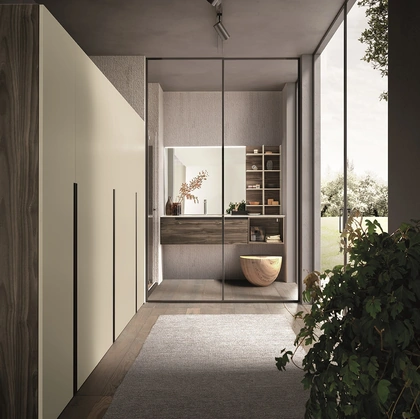 Mobile da Bagno in melaminico e laccato Laundry 09 di Archeda