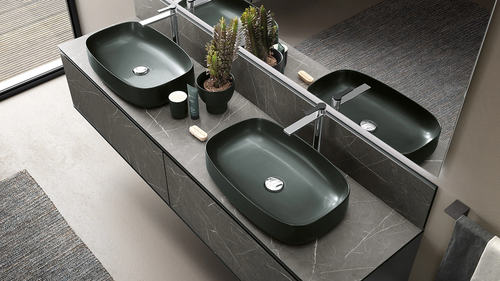 Mobile da Bagno sospeso Modulo 02 di Archeda