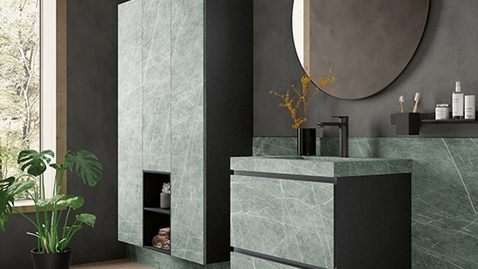 Mobile da Bagno a terra Modulo 05 di Archeda