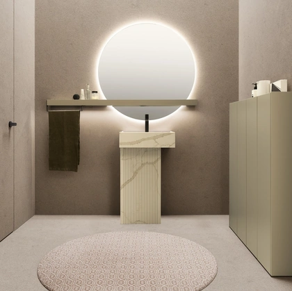 Mobile da Bagno a terra in Okite Tulle 03 di Archeda