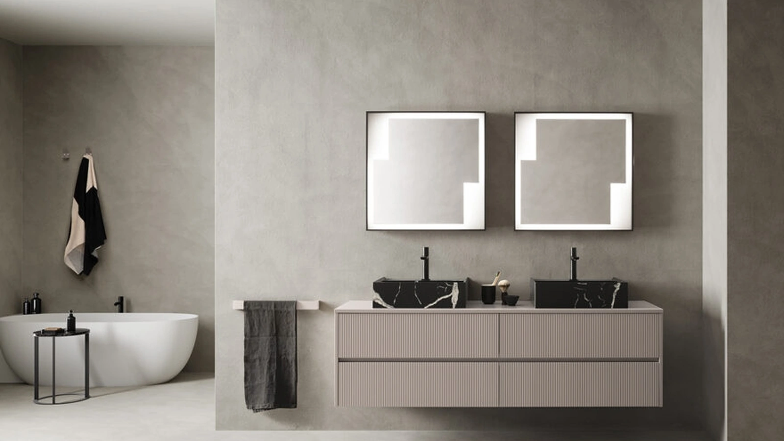 Mobile da Bagno sospeso Tulle 12 di Archeda