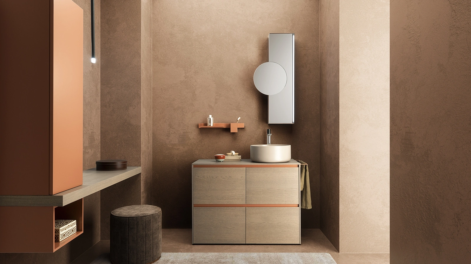 Mobile da Bagno da terra Tulle 15 di Archeda