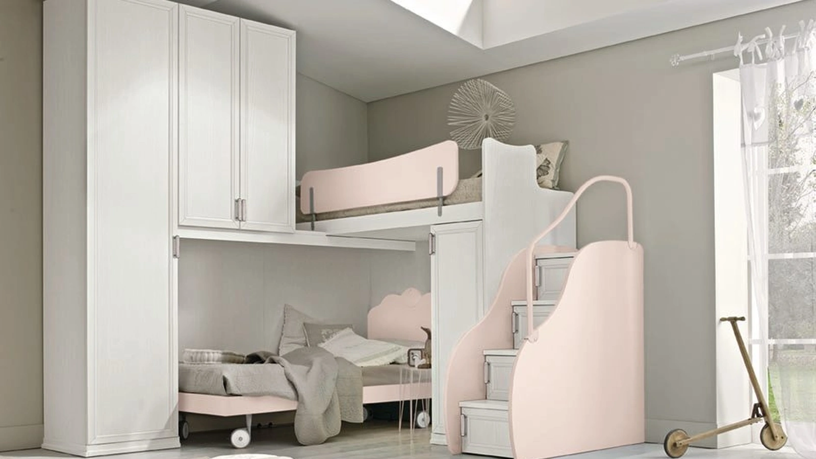 Cameretta a soppalco Arcadia AC023 di Colombini Casa