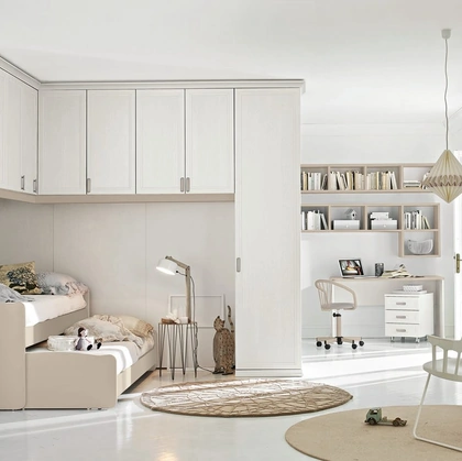 Cameretta a ponte con secondo letto scorrevole Arcadia AC031 di Colombini Casa