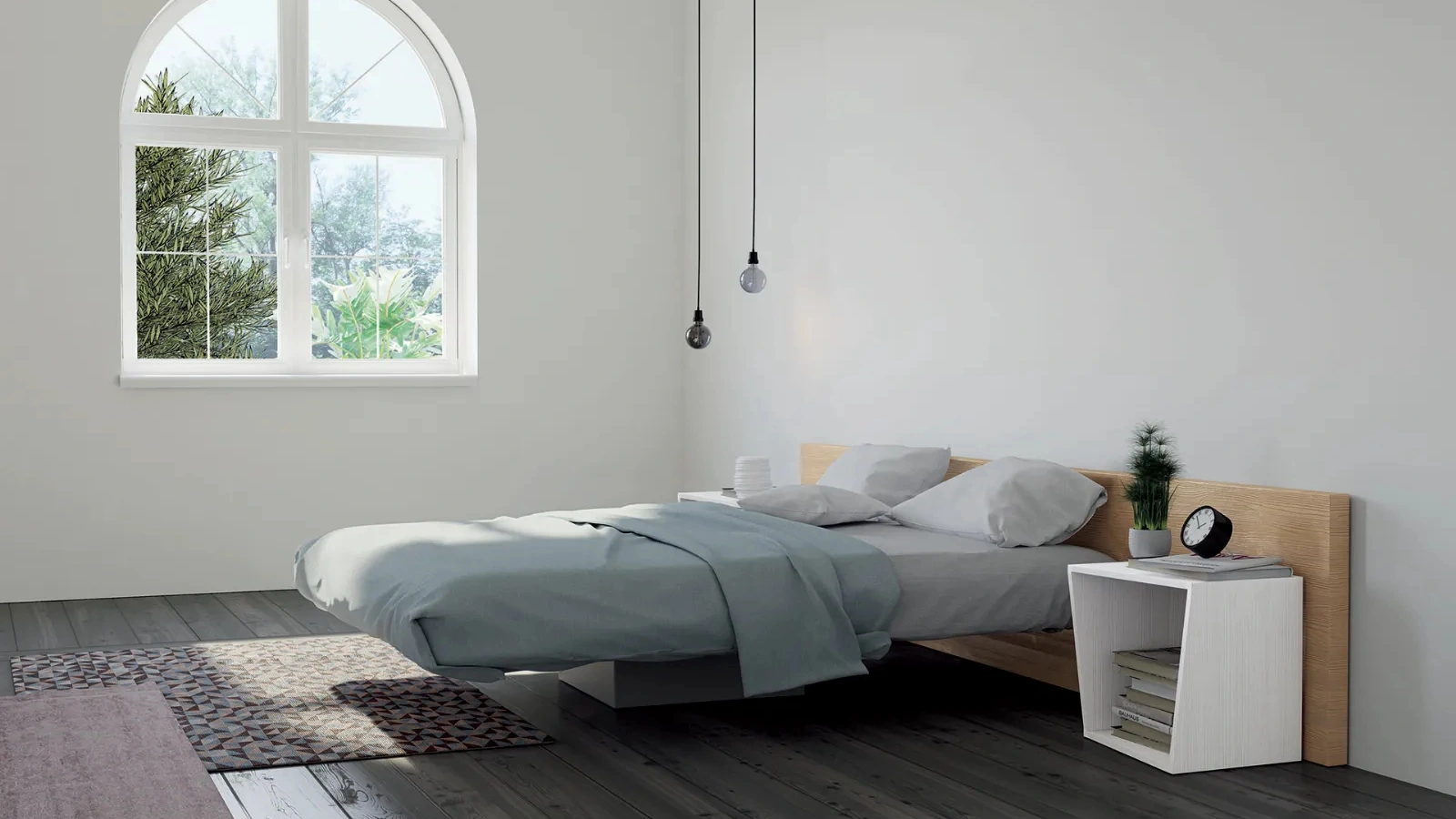 Comodino Freedom in legno di Fratelli Mirandola