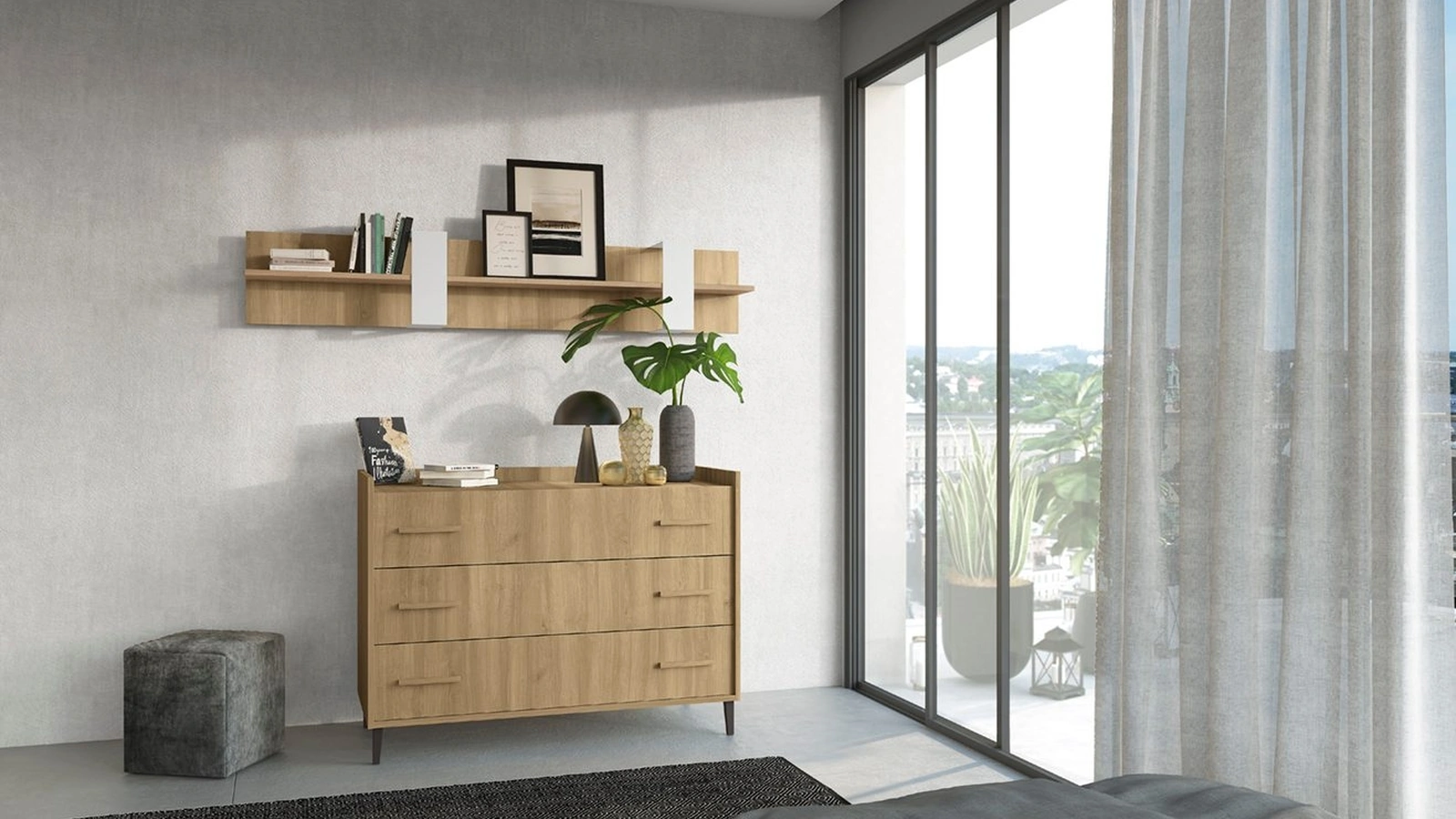 Comò Volo Tray di Colombini Casa