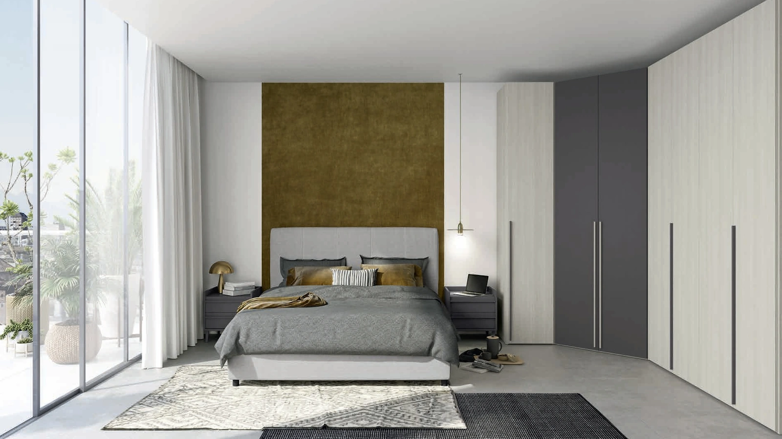 Comodino Volo Tray di Colombini Casa