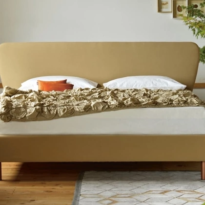 Letto Simplicity More M04  in tessuto imbottito di Dorsal