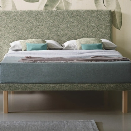Letto in tessuto imbottito Simplicity Project C60 di Dorsal
