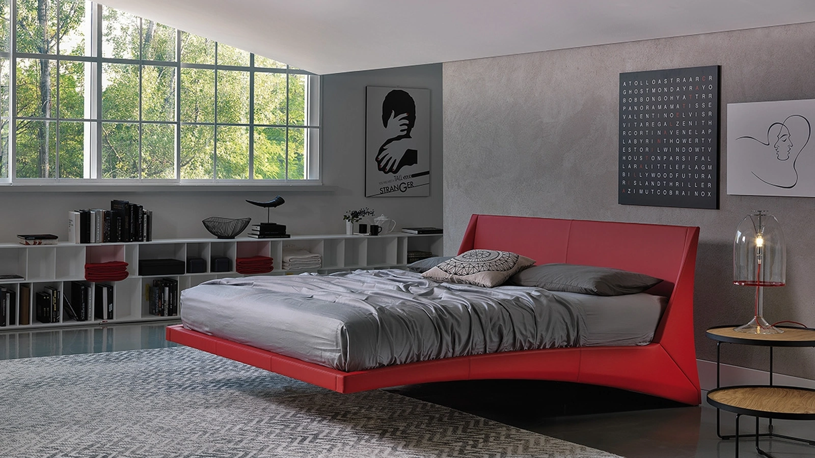 Letto di design Dylan di Cattelan Italia