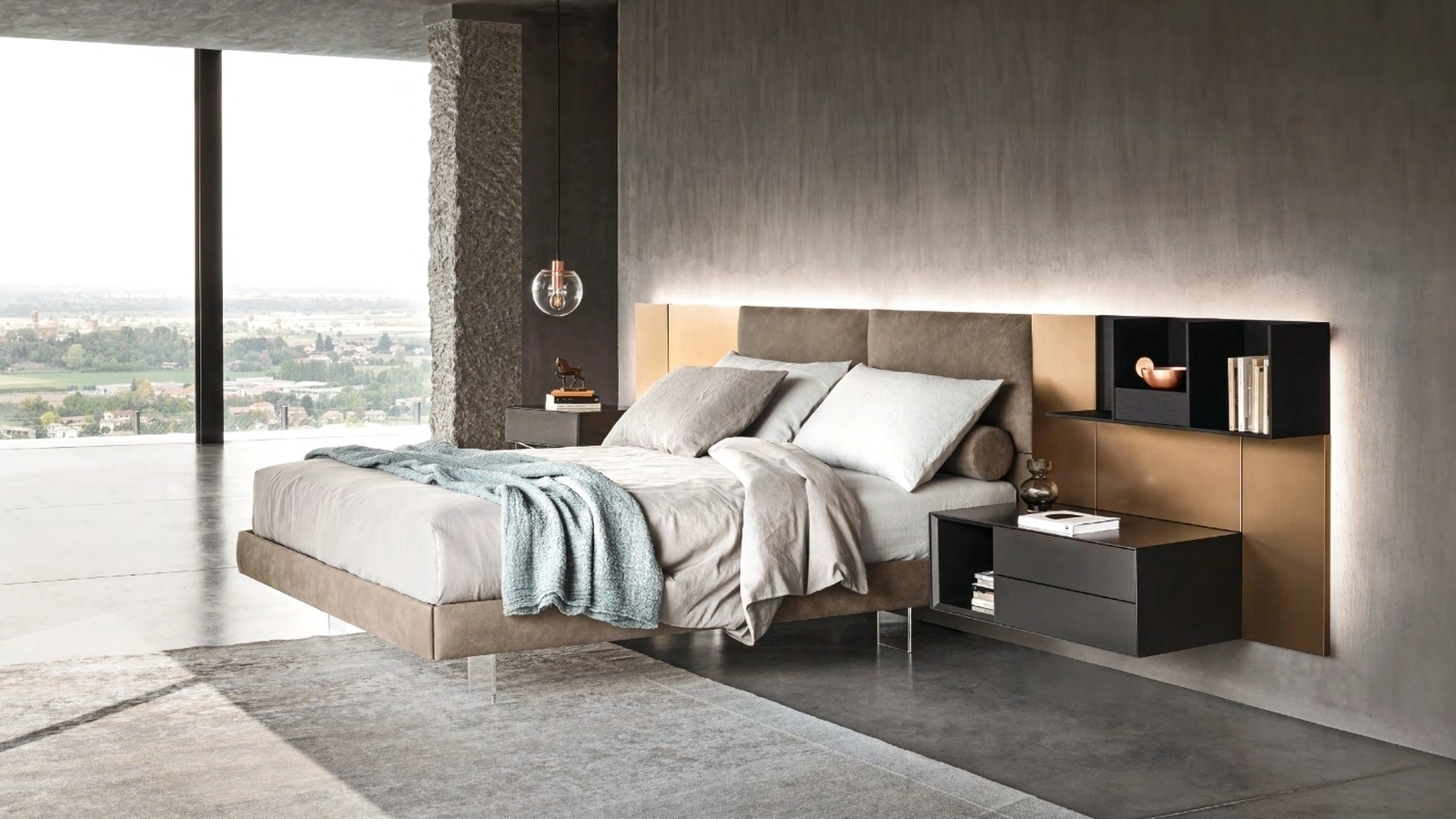 Letto Ecletto Imbottito di Sangiacomo