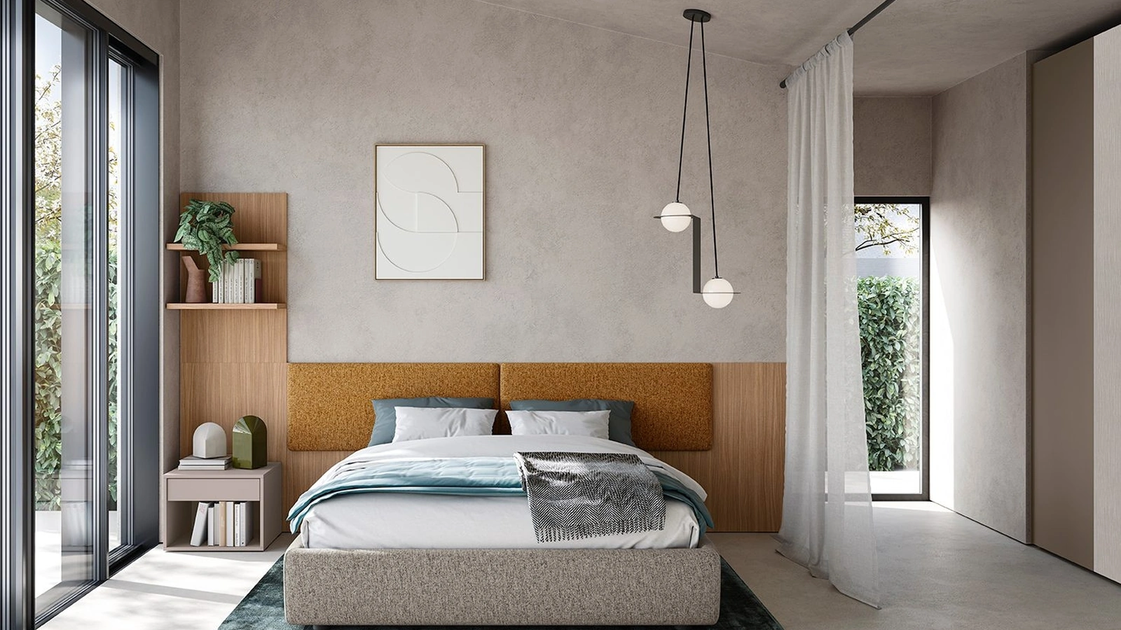 Letto matrimoniale Golf Darsena di Colombini Casa